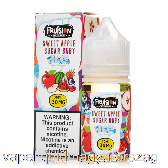 Jeges édes Alma Cukor Baby - Fruision Sók - 30 Ml 50 Mg Vape Folyadék